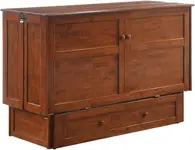 Product image of Night & Day Furniture Murphy Cabinet Bed with Mattress