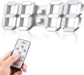 Product image of Wise Tiger 3D LED Wall Clock with Remote Control