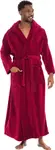 Product image of Alexander Del Rossa Men’s Fleece Robe with Hood
