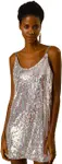 Product image of Allegra K Sequin V Neck Mini Dress