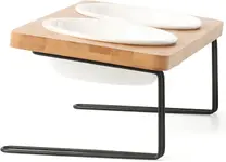 Product image of Fukumaru Elevated Ceramic Cat Bowls
