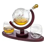 Product image of Godinger Whiskey Decanter Globe Set
