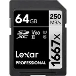 Product image of Lexar 64GB Professional 1667x UHS-II
