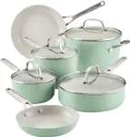 Product image of KitchenAid Ceramic 10-piece Hard Anodized Aluminum Nonstick Cookware