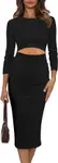 Product image of Pink Queen Bodycon Midi Sheath Dress