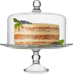 Product image of Libbey Selene Glass Cake Stand with Dome