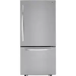 Product image of LG LRDCS2603S 33-inch Bottom Freezer Refrigerator 