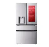Product image of LG Standard-Depth Max 4-Door French-door Refrigerator with Mirror InstaView MyColor and Mini Craft Ice 
