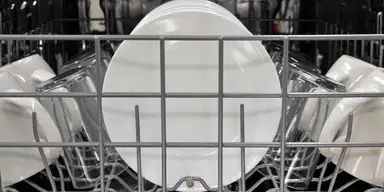 IKEA Upper Rack with dishes
