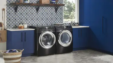 The Samsung DVE45N5300V dryer