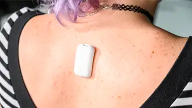 The Upright Go 2 is a Bluetooth-enabled posture corrector that sits on your back.