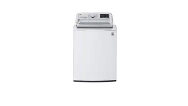 The LG WT7800CW conquerors mountains of laundry with its size