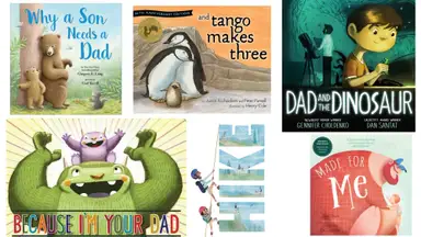 An array of children's book covers