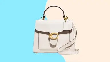 A white coach purse