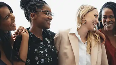 An image of several of the women featured in Amazon Launchpad's Women's History Month lineup.