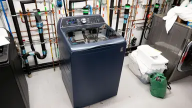 One of the best top-load washers that we've tested is a GE Profile