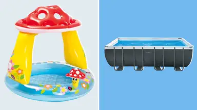 Affordable above-ground pools for every size yard: Intex pools for every backyard and budget.