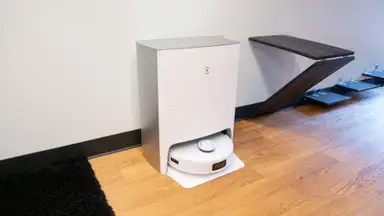 The Ecovacs Deebot T10 Omni in its Omni Station.