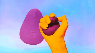 Dame Pom squeeze gif