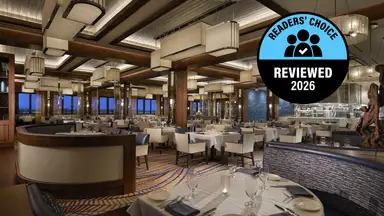 A restaurant space with no diners