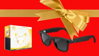 Ray-ban meta glasses and pokemon cards
