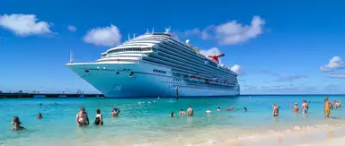 Carnival Cruise Lines Carnival breeze docks at Grand Turk