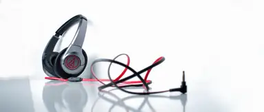 The Audio-Technica ATH-AX5iS over-ear headphones are below-average performers.