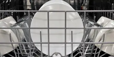IKEA Upper Rack with dishes