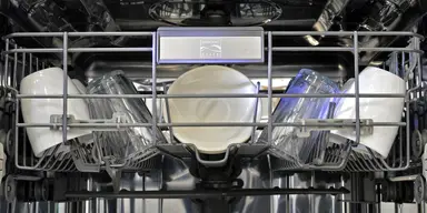 Kenmore Elite 14743 top rack and Kenmore Elite logo