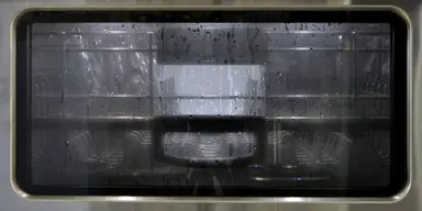 Foggy window on the 14823 after a cycle's completion
