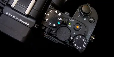 The Nikon DL24-500, as seen from above