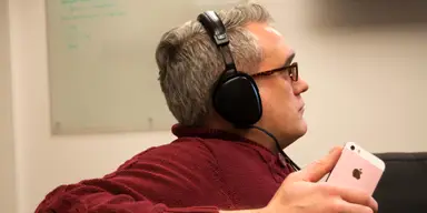 Audeze Sine in use