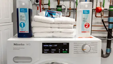 The Miele WWH860 is one of the best compact washers around.