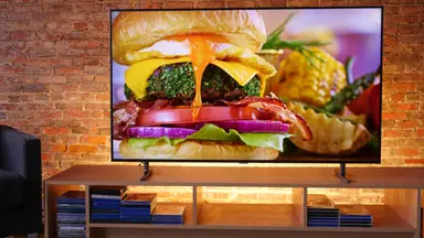 The 55-inch Samsung Q80R TV