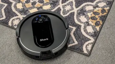 The Shark IQ R101AE is a self-emptying robot vacuum