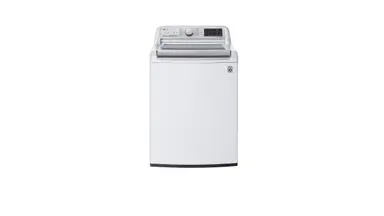 The LG WT7800CW conquerors mountains of laundry with its size