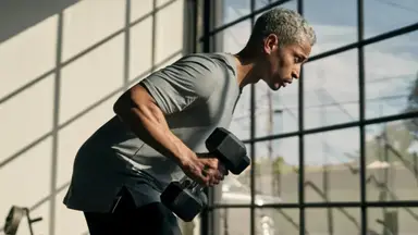 Man exercising