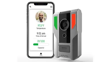 Check your health at the door: This high-tech doorbell shown at CES 2021 can check your temperature