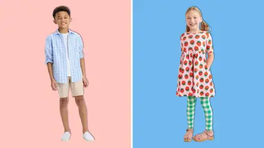 places to shop for the perfect first-day-of-school outfit including Target and Hanna Andersson