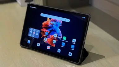 The Blackview Tab 9 on a table.