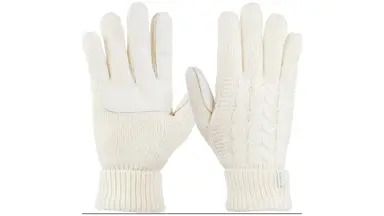 isotoner womens Cable Knit Gloves