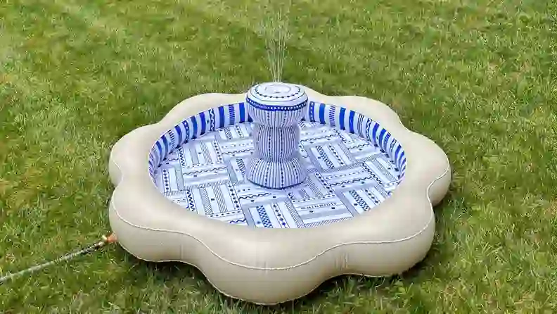 Minnidip inflatable pool review: A chic inflatable pool fountain - Reviewed