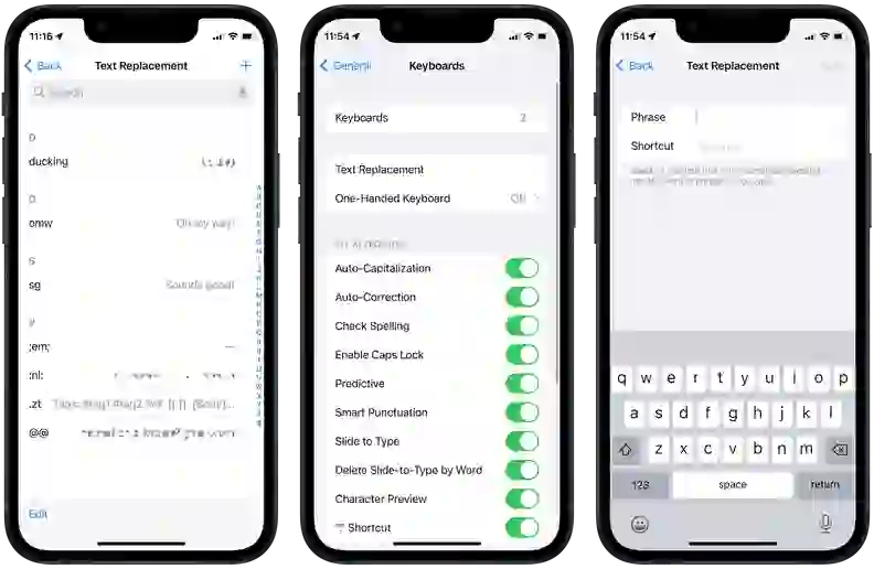 How to use Apple iOS text replacement - Reviewed