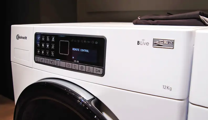 Bauknecht BLive system on a remote-controlled washing machine