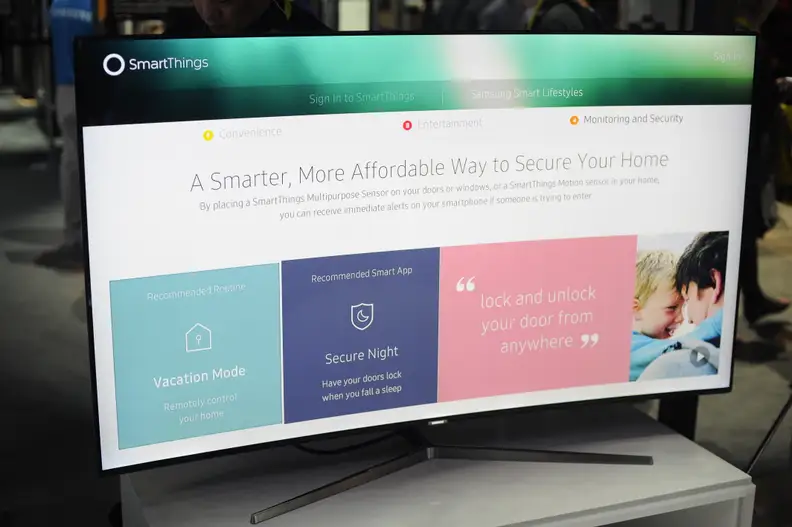 Samsung SmartThings TV Integration