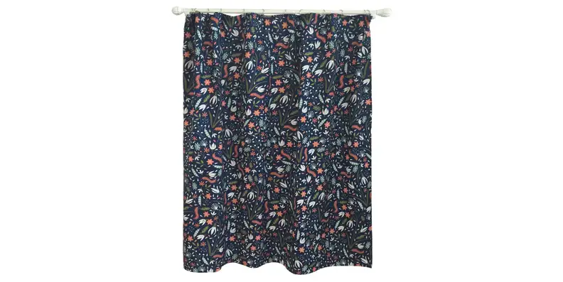 Floral curtain