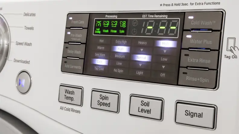 Water Plus doubles the amount of water used on select cycles.