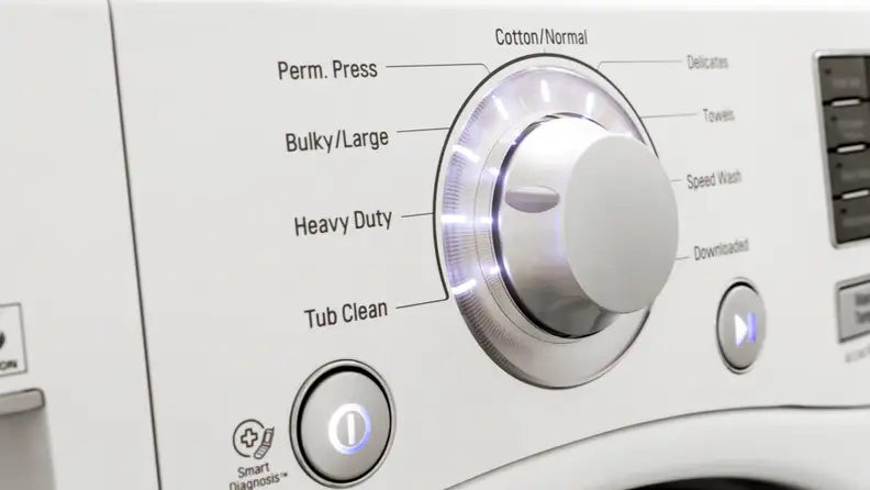 This LG really only comes with seven wash cycles.