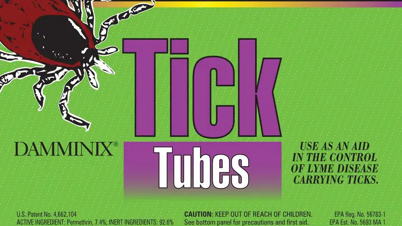 Tick tubes clean mice and other rodents of ticks.