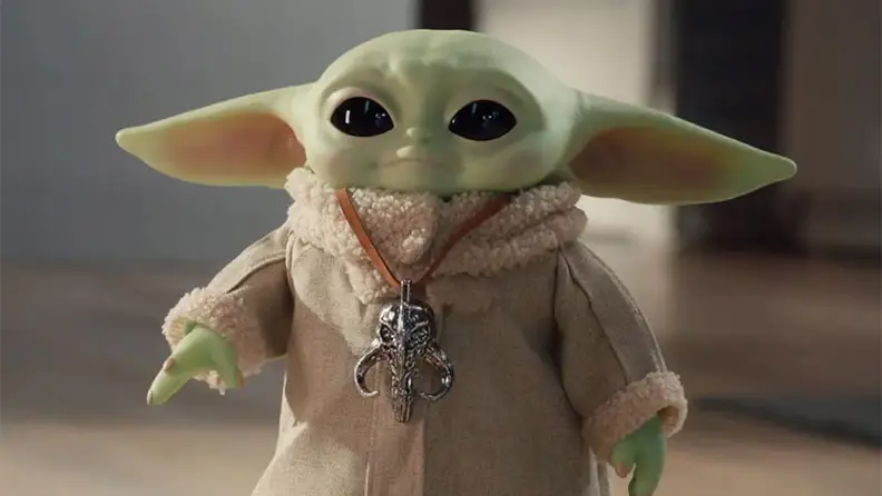 Baby yoda plush